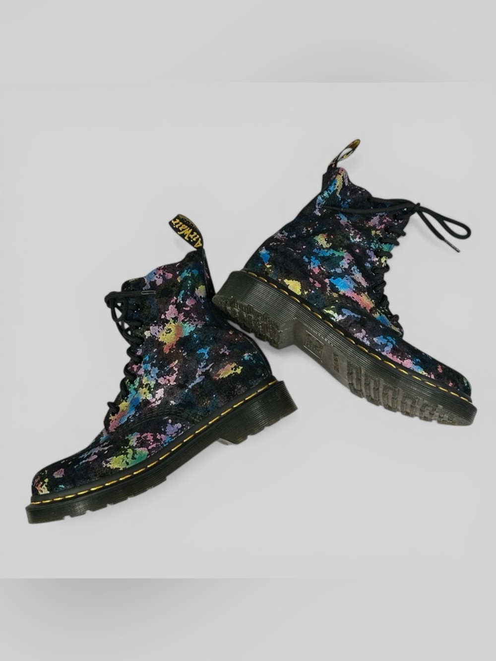 Dr. Martens Women’s 1460 Pascal Confetti Suede Lace Up Boots US Size 6 - Picture 13 of 14